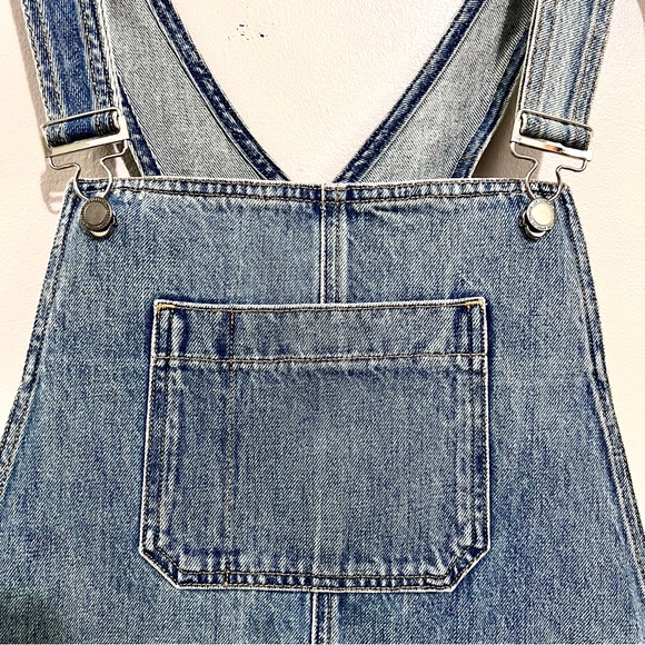 NWT Hudson Los Angeles Sloane Shortall Denim Overalls in Renewal Blue MSRP$245 - Picture 10 of 13